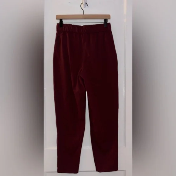 ✨NWT Lululemon Stretch High-Rise Pant 7/8 Length in Red Merlot - Picture 7 of 14
